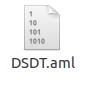 Ubuntu extract DSDT/SSDT-8
